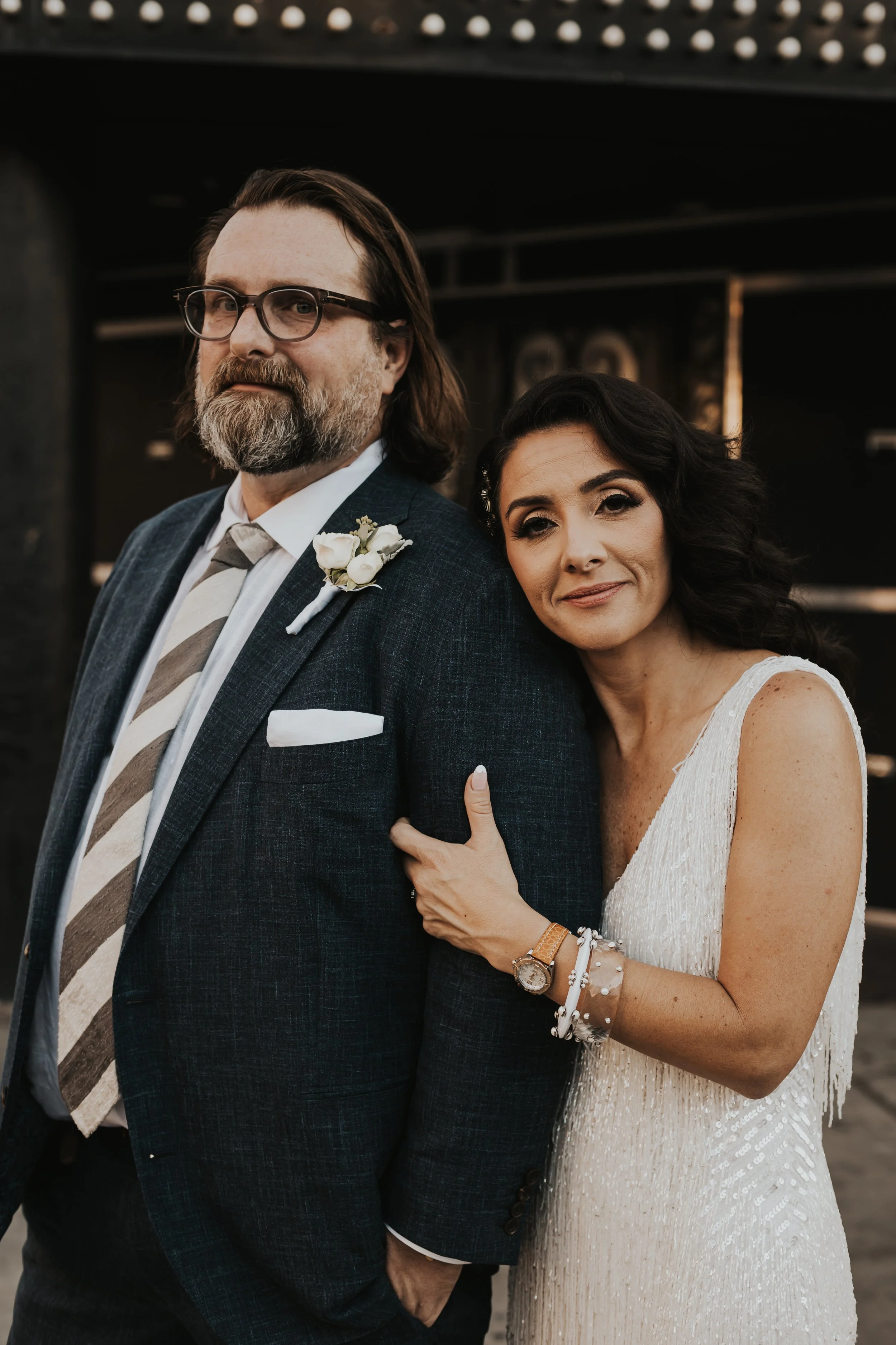 Greg in a Loro Piana blend suit for his Las Vegas wedding — Hall